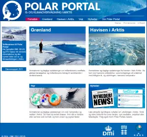 Screenshot af Polar Portal