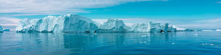 isbjerge i vandet