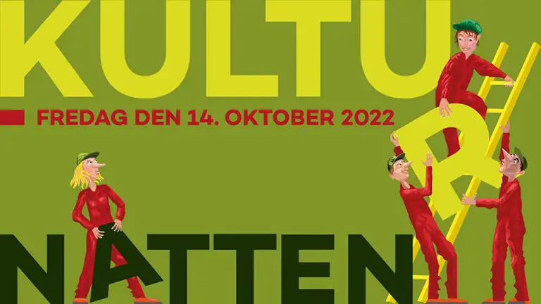 Kulturnattens plakat 2022 af Michael Petersen