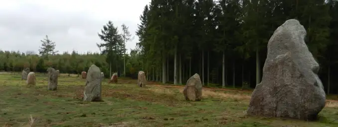 Stævnstenen og de andre sten i baggrunden