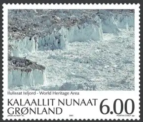 Frimærket Ilulissat Isfjord